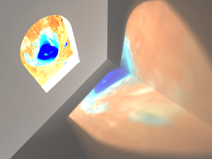 Projected Satellite Image