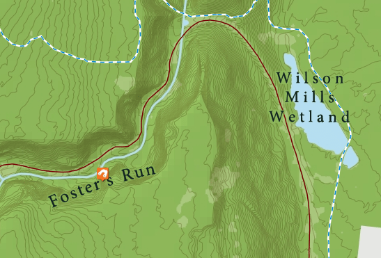 Detailed view of map
