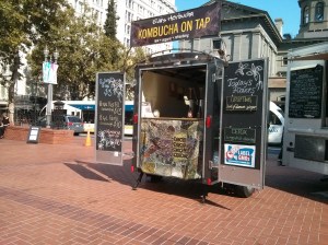 Kombucha stand, Portland, Oregon