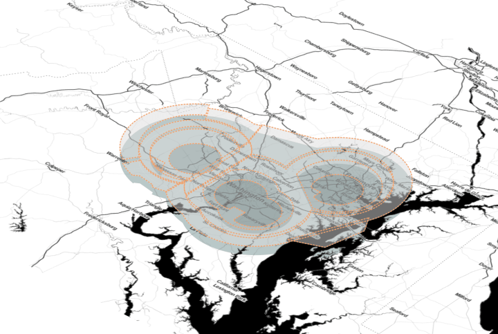 3D Figure of DC controlled airspace