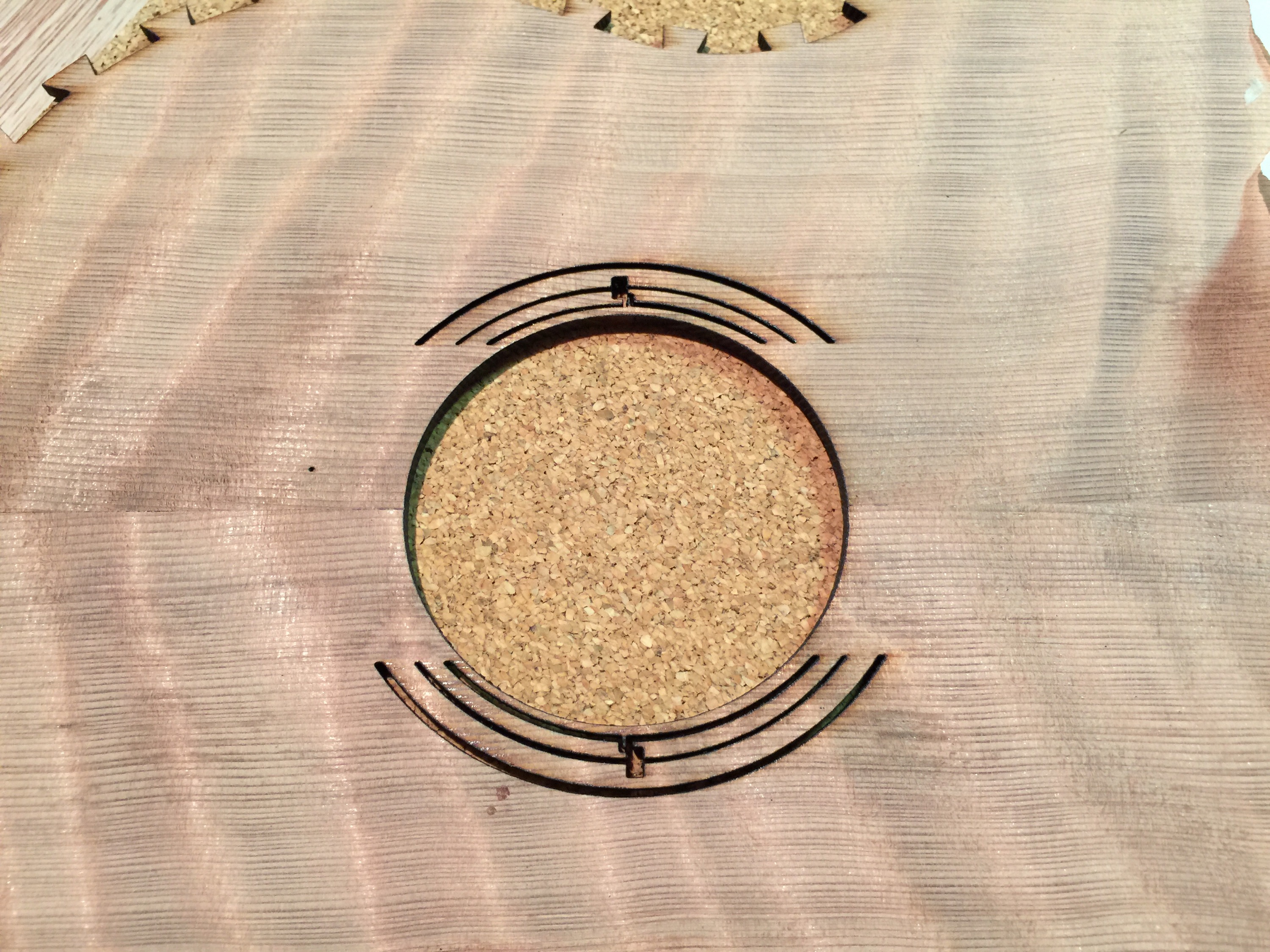 Here we see another close-up of the soundhole and rosette. Hoping to drop some other wood or shell into those slots.