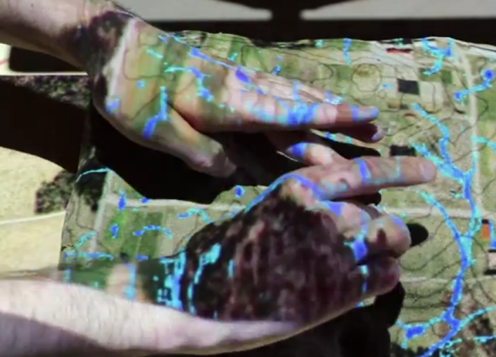 Screen capture of tangible landscape video.