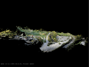 Properly fused dataset in single XYZ model space (simulated)