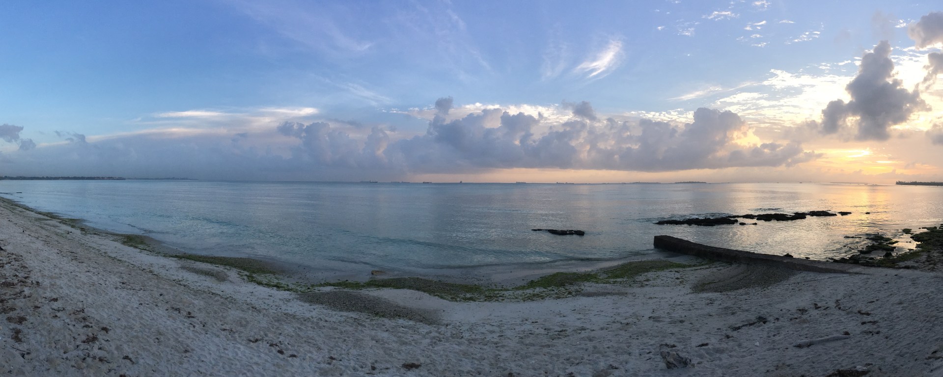 View of the sunrise from Dar es Salaam