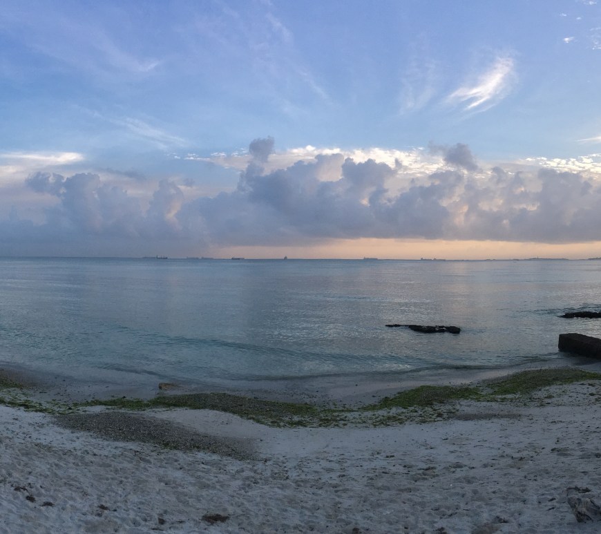 View of the sunrise from Dar es Salaam