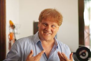 Ivan with engaged with animatedly describing a thought.