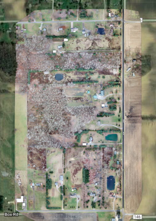 80 acre aerial image